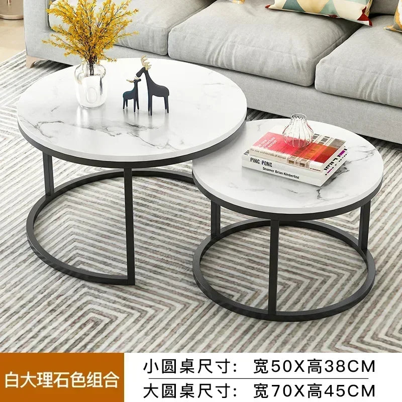 Marble Texture Tea Table Set