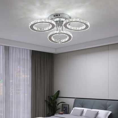 Modern Crystal Ceiling Chandelier Pendant Light