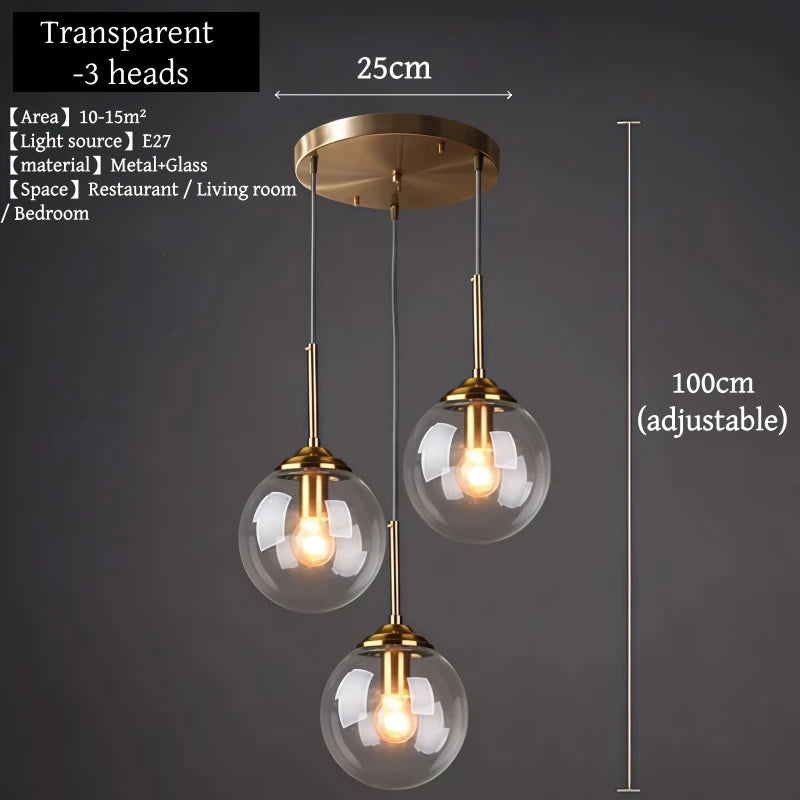 Luxury Glass Pendant Light for Home