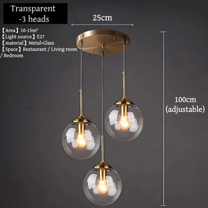 Luxury Glass Pendant Light for Home