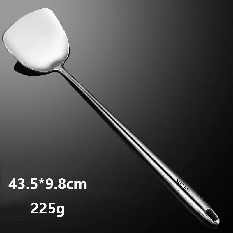Stainless Steel Wok Spatula & Ladle Set