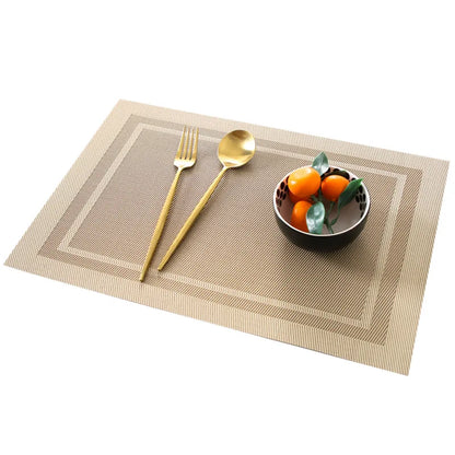 Washable Non-Slip Table Mat Set