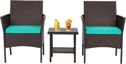 5-Piece Outdoor Wicker Sectional Set