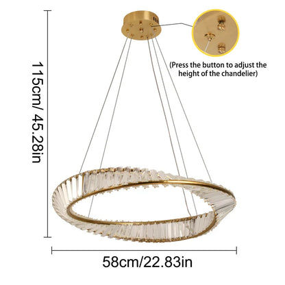 Modern LED Ring Chandelier