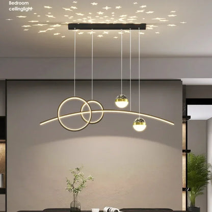 Long Strip Bar Pendant Lighting Fixture