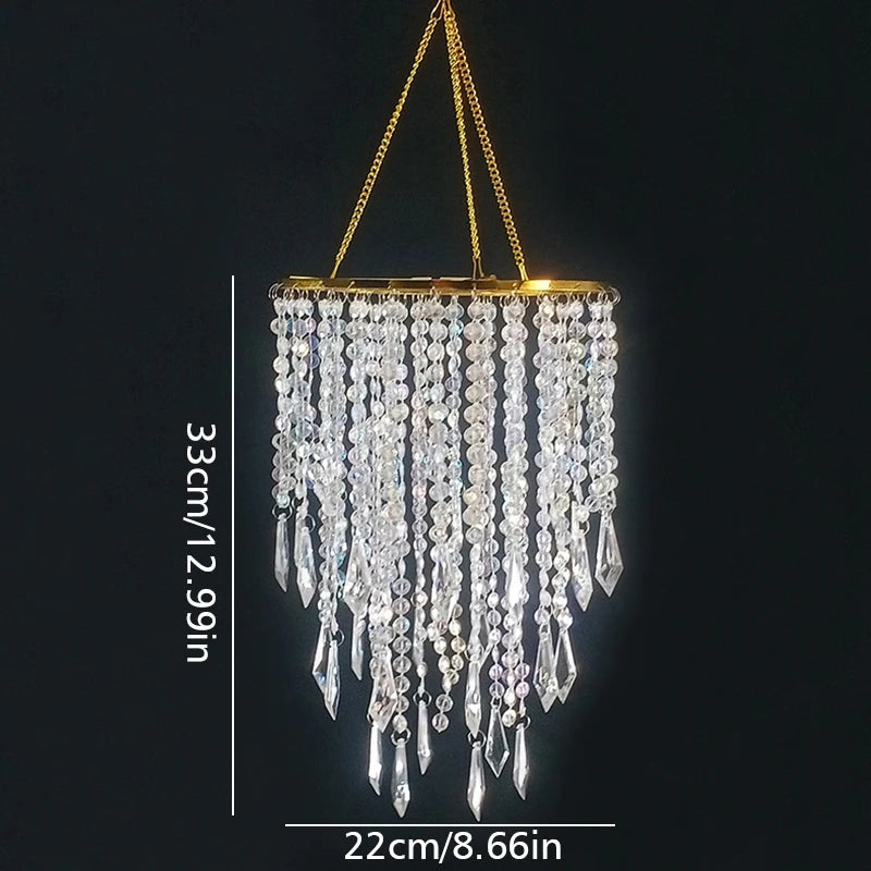 Crystal Chandelier Lamp Shade Acrylic Ceiling Light