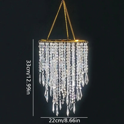 Crystal Chandelier Lamp Shade Acrylic Ceiling Light