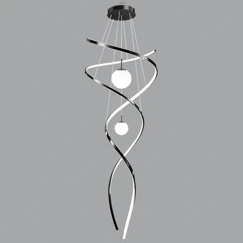 Modern LED Pendant Chandelier for Living Room & Staircase