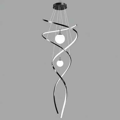 Modern LED Pendant Chandelier for Living Room & Staircase