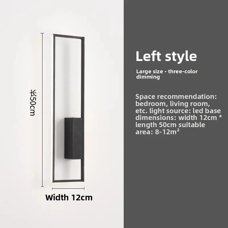 Nordic Long Strip LED Wall Lamp