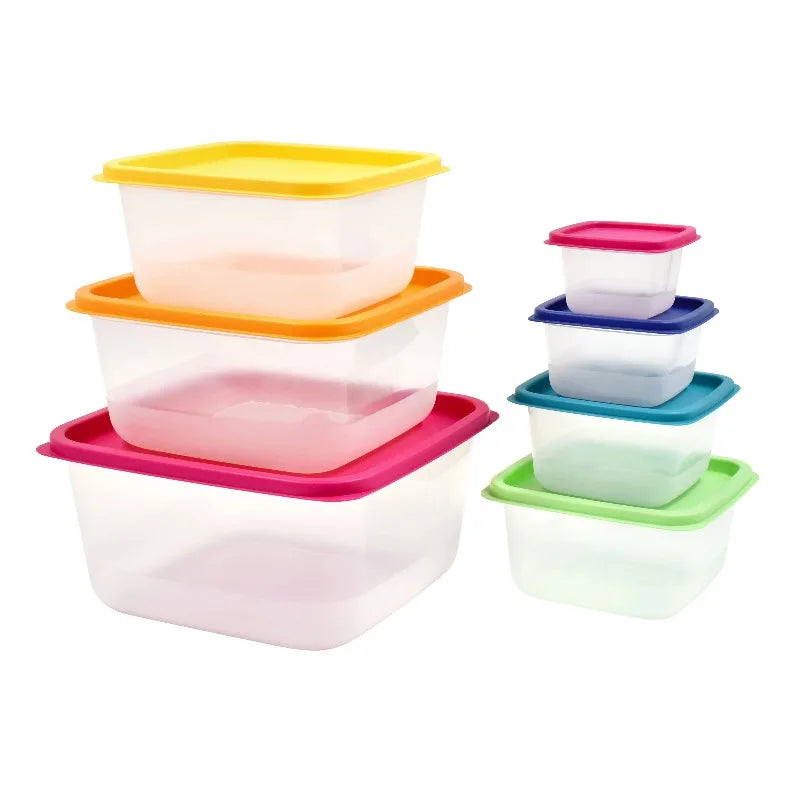 14PCS Rainbow Food Storage Set