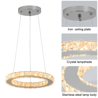Modern LED Ring Chandelier
