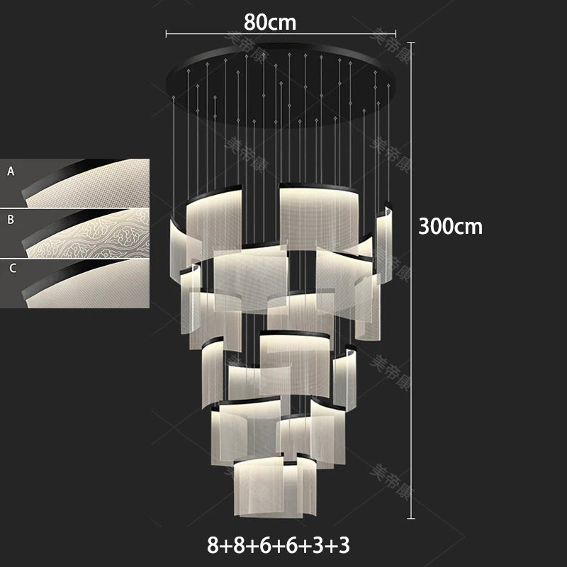 modern home staircase chandelier,