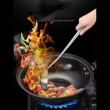 Stainless Steel Wok Spatula & Ladle Set