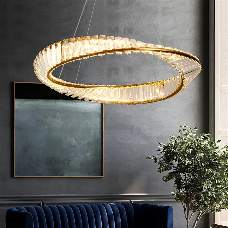 Modern LED Ring Chandelier