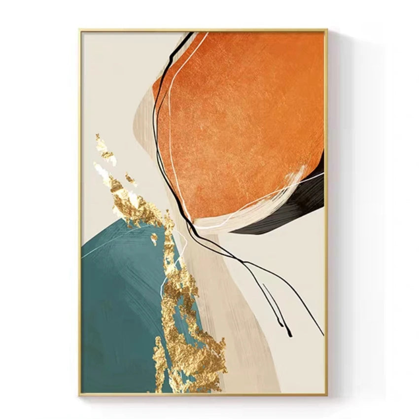 Hand-Painted Abstract Oil Canvas Art