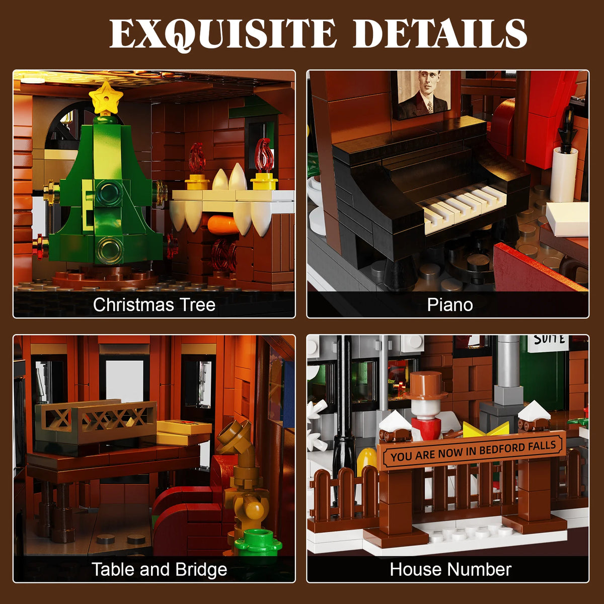 Wonderful Life House Castle Apartment Building Block Set for Adults