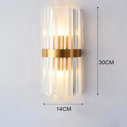 Luxury Gold LED Wall Sconce Lamp