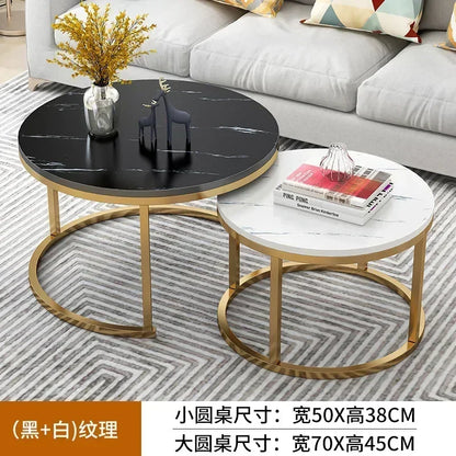 Marble Texture Tea Table Set