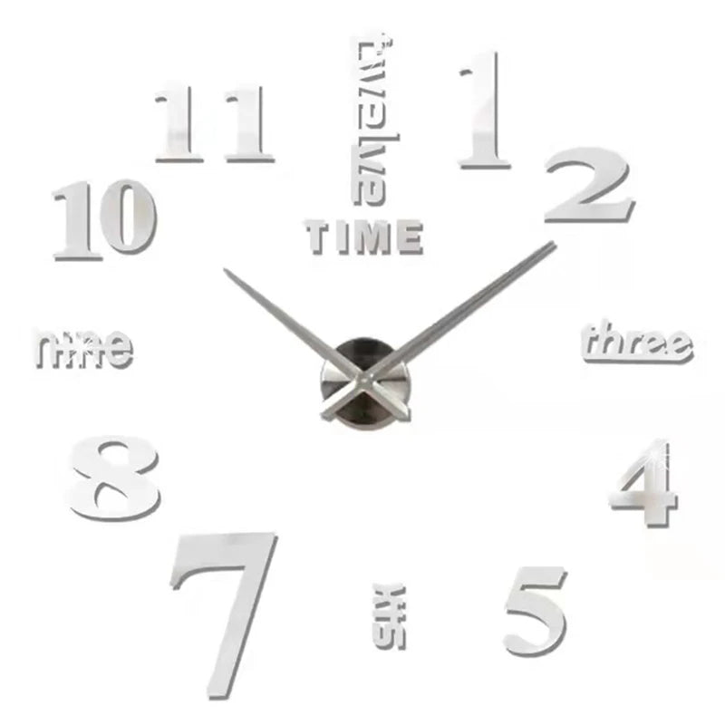 Modern 3D DIY Wall Clock
