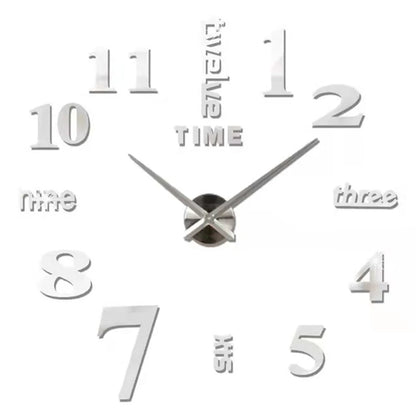 Modern 3D DIY Wall Clock