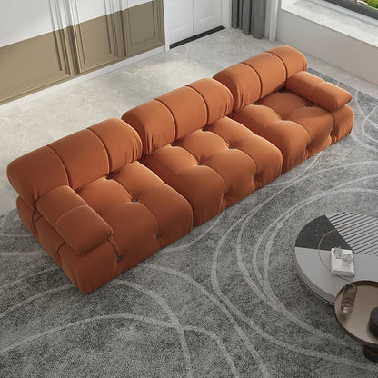 Modern Velvet Sectional Sofa-104/Inch