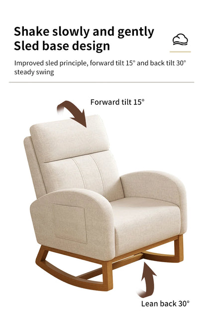 High Back Rocking Accent Chair