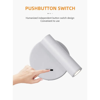 Adjustable LED Reading Wall Light – Modern Bedside Lamp