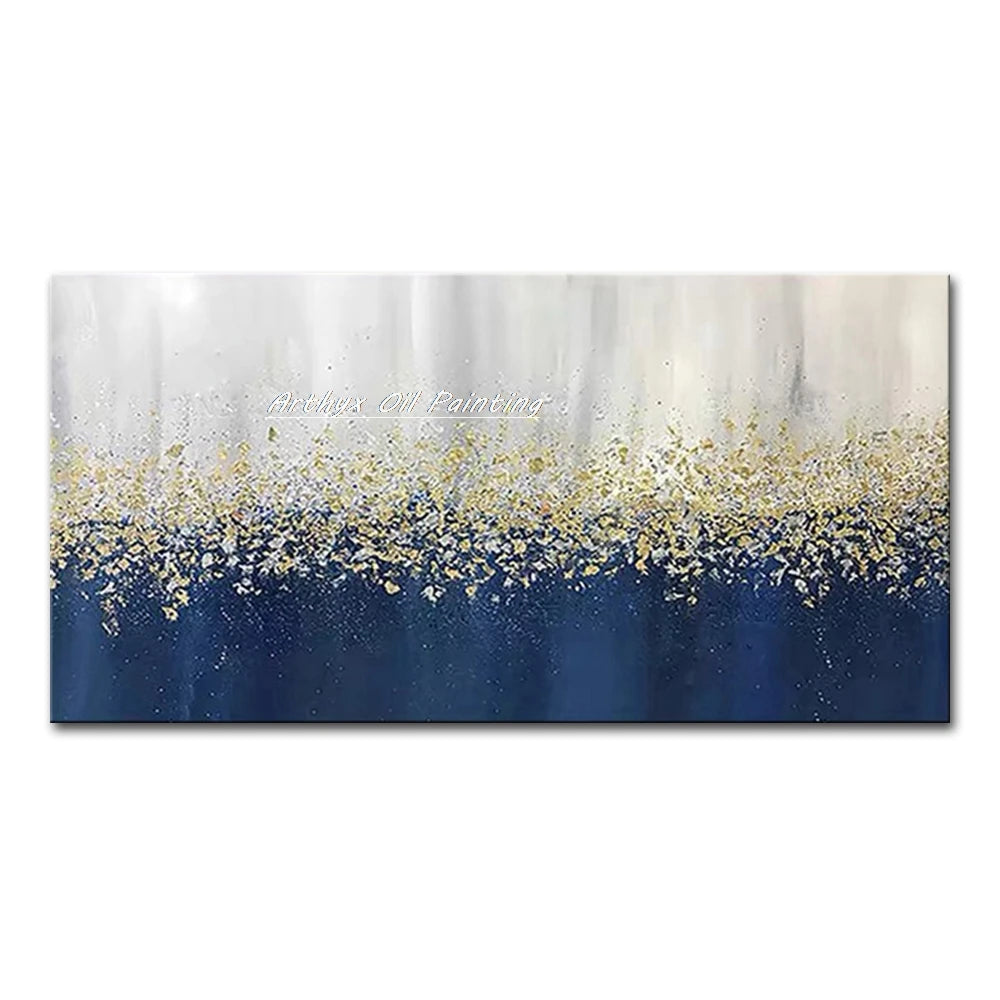 Large Abstract Tree Oil Painting on Canvas