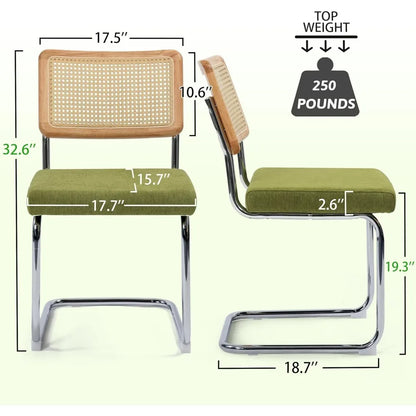 Cesca Cane Dining Chairs Set of 4