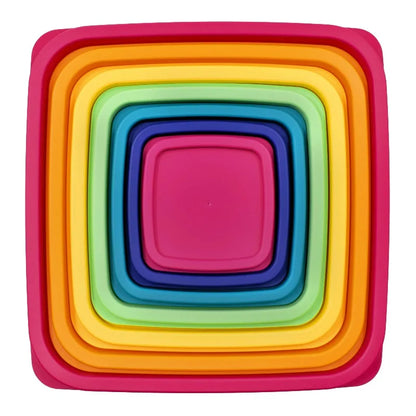 14PCS Rainbow Food Storage Set