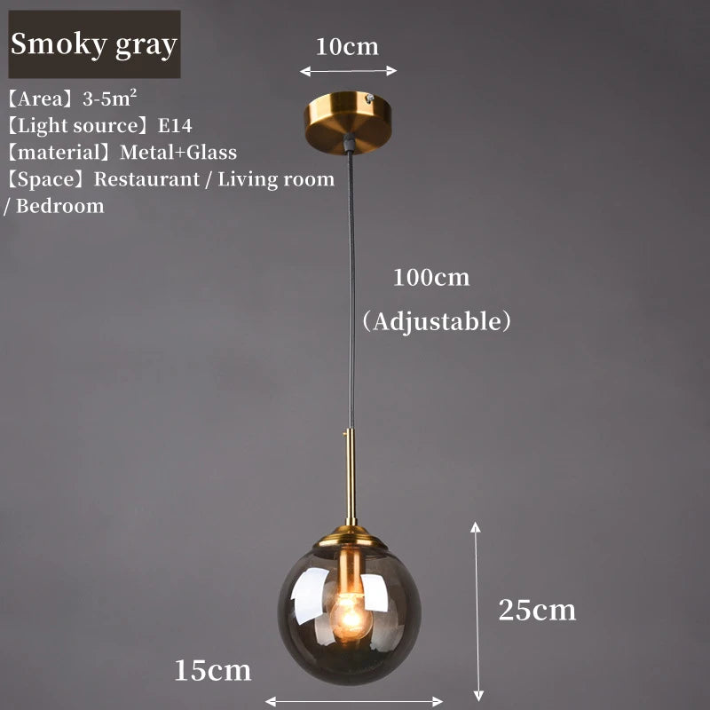 Luxury Glass Pendant Light for Home