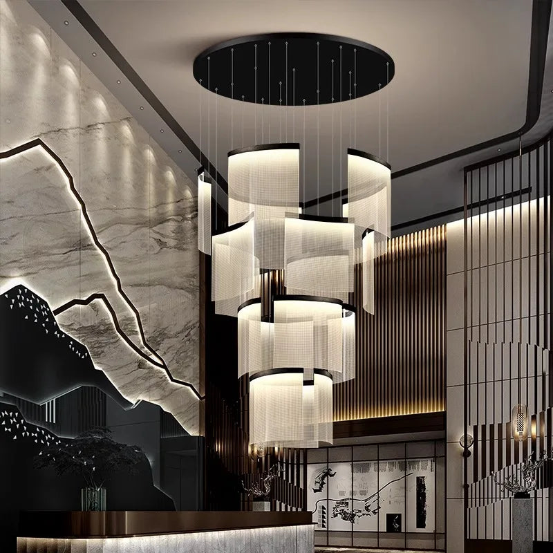 modern home staircase chandelier,