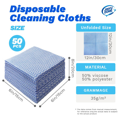 Nonwoven Disposable Kitchen Cleaning Cloths (50PCS)