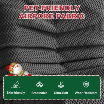 Large Bean Bag Chair with Memory Foam & Pillows