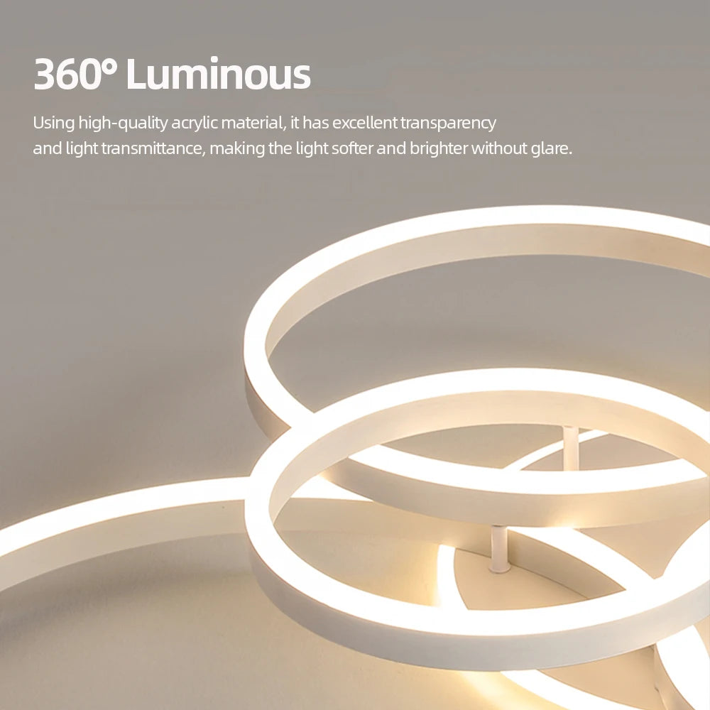 Modern Indoor LED Ceiling Chandelier