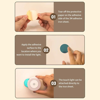 Rechargeable LED Wall Lamp – Magnetic Dimmable Reading Light
