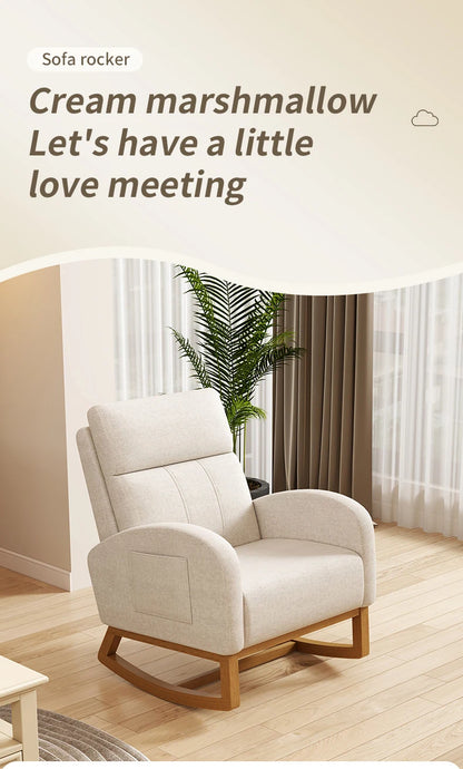 High Back Rocking Accent Chair