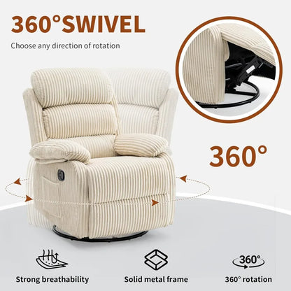 360° Swivel Rocker Reclining Chair