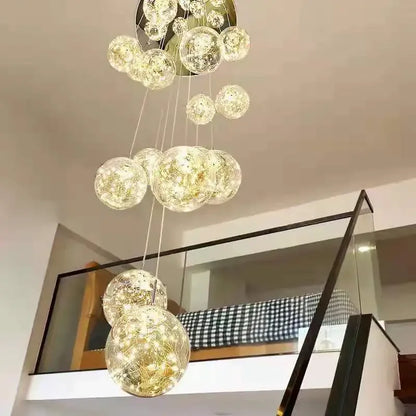 Nordic Glass Ball LED Pendant Light
