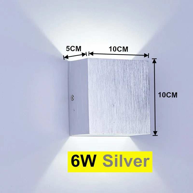 Aluminum Cube LED Wall Sconce – Indoor Light
