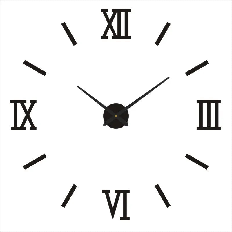 3D DIY Luminous Wall Clock