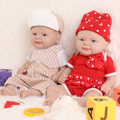 IVITA 14inch 1.65kg 100% Silicone Bebe Reborn Doll Soft Lifelike Baby DIY Blank Handmade Toys Realistic Girl Baby Dolls for Children  Adult Christmas Collectors Gift