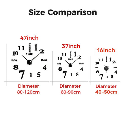 3D DIY Luminous Wall Clock