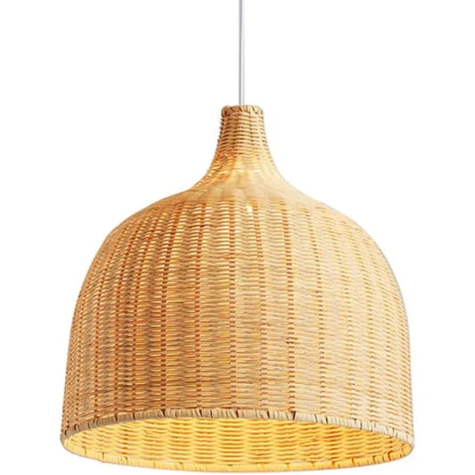 Boho Bamboo Rattan Chandelier Pendant Light