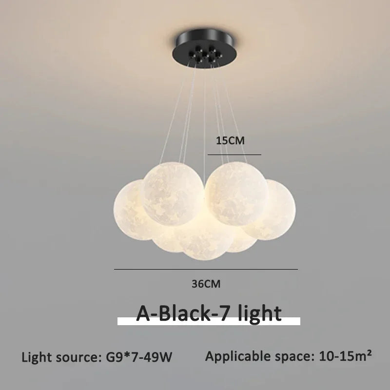 Cream Ball LED Pendant Light