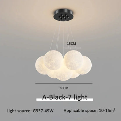Cream Ball LED Pendant Light