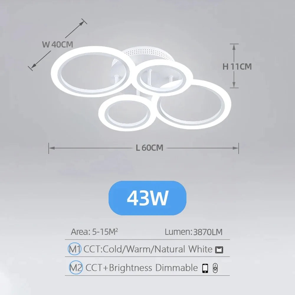 LED Ring Ceiling Pendant Light