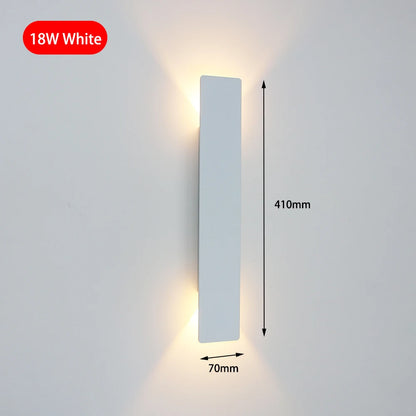 Modern 6W LED Wall Lamp – Minimalist Indoor Aluminum Sconce