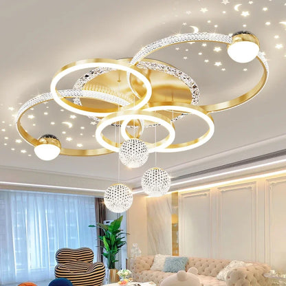 Modern LED Luxury Ceiling Chandelier for Living Room & Villa